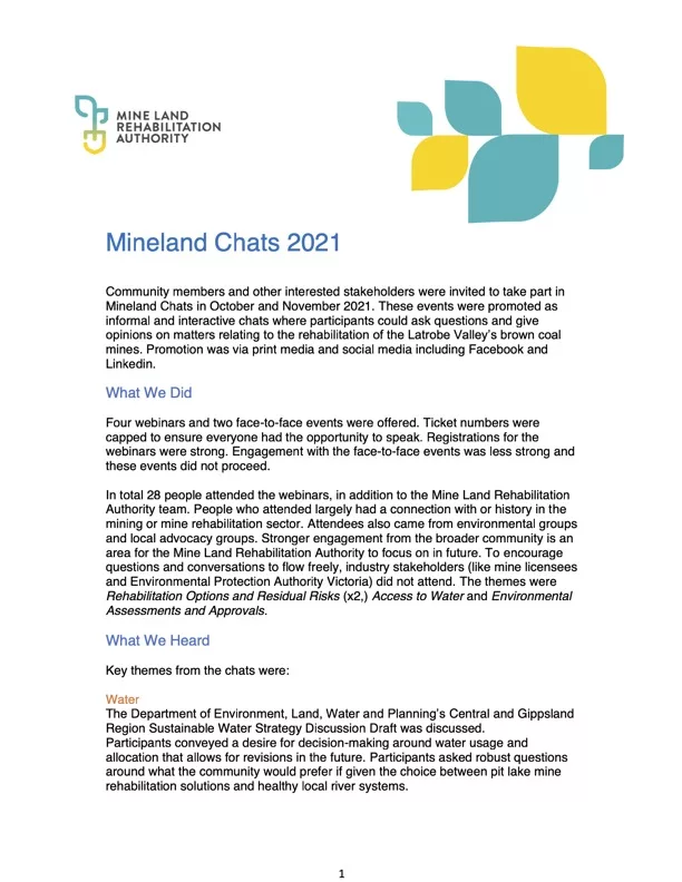 Mineland Chats