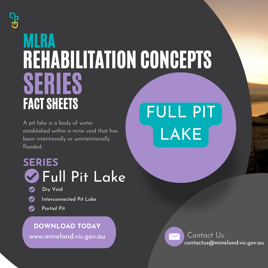 Rehabilitation Concepts Series – Fact sheet – Full Pit Lake