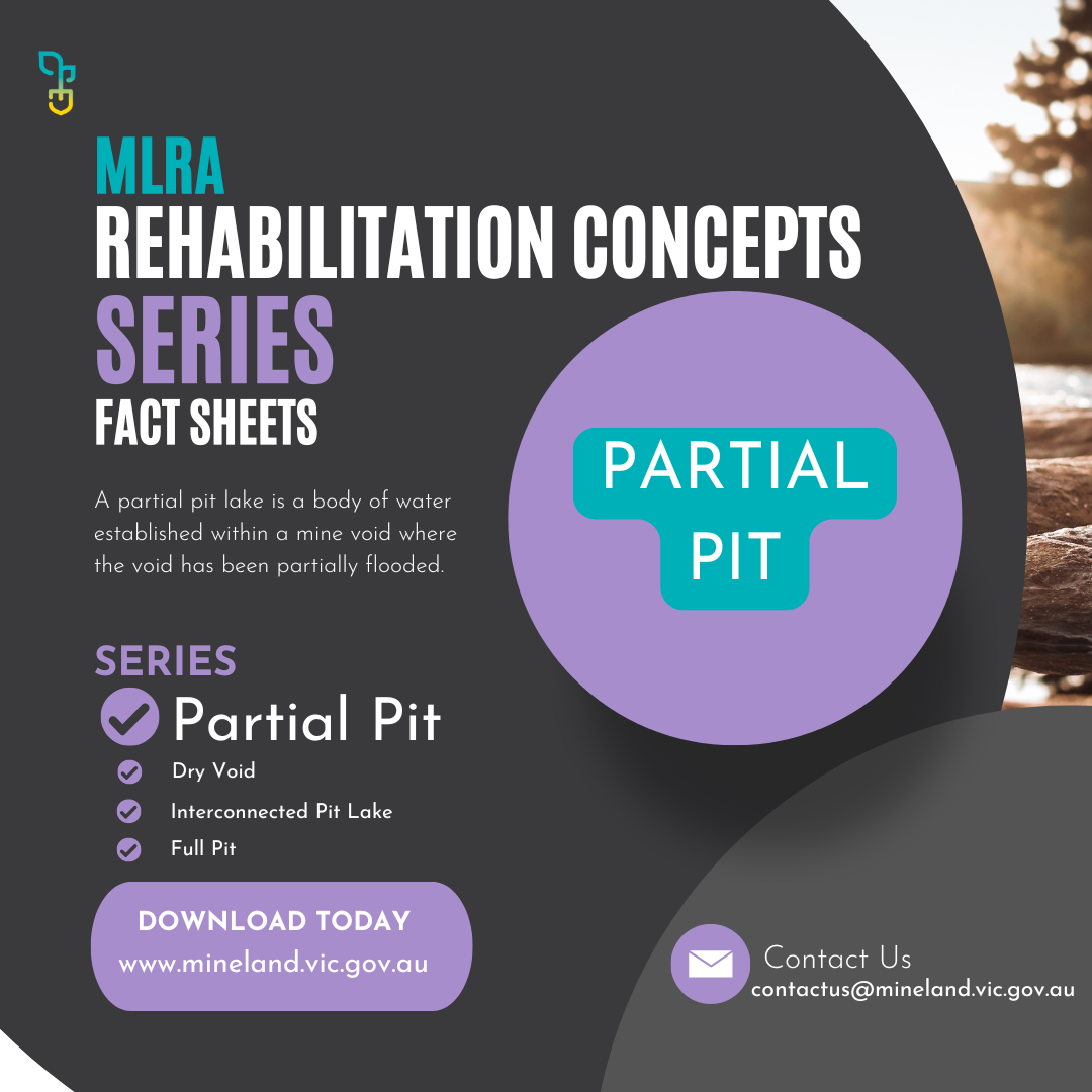 Rehabilitation Concepts Series – Fact sheet – Partial Pit Lake