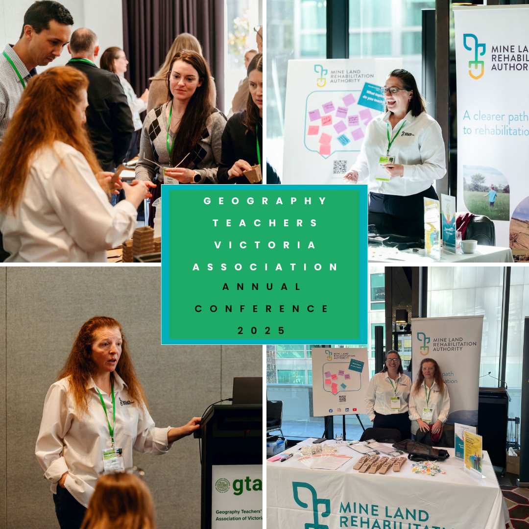 Mine Rehabilitation: Geography Teachers Association Victoria Conference 2025